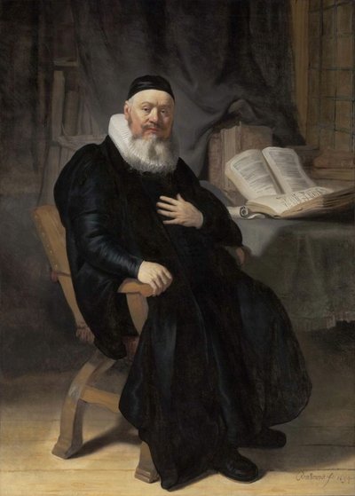Portrait of Johannes Elison by Rembrandt van Rijn